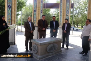 تجدید میثاق با شهدا در گلزار شهدای اسدآباد در روز معارفه 4
