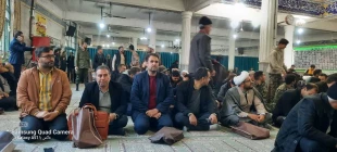 حضور دکتر مهدی کاکایی و همکاران  دانشکده ملی مهارت دختران اسداباد  همگام با سایر اقشار انقلابی  مردم   شهرستان در مراسم بزرگداشت حماسه  ۹ دی 2