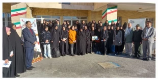 دانشجویان آموزشکده ملی مهارت دختران اسدآباد رهسپار مناطق عملیاتی جنوب شدند 2